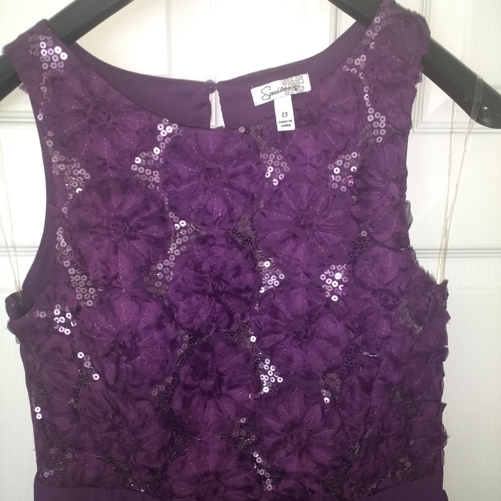 Like new Hi-Low purple dress size 13